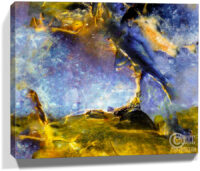 Art on stones wall print